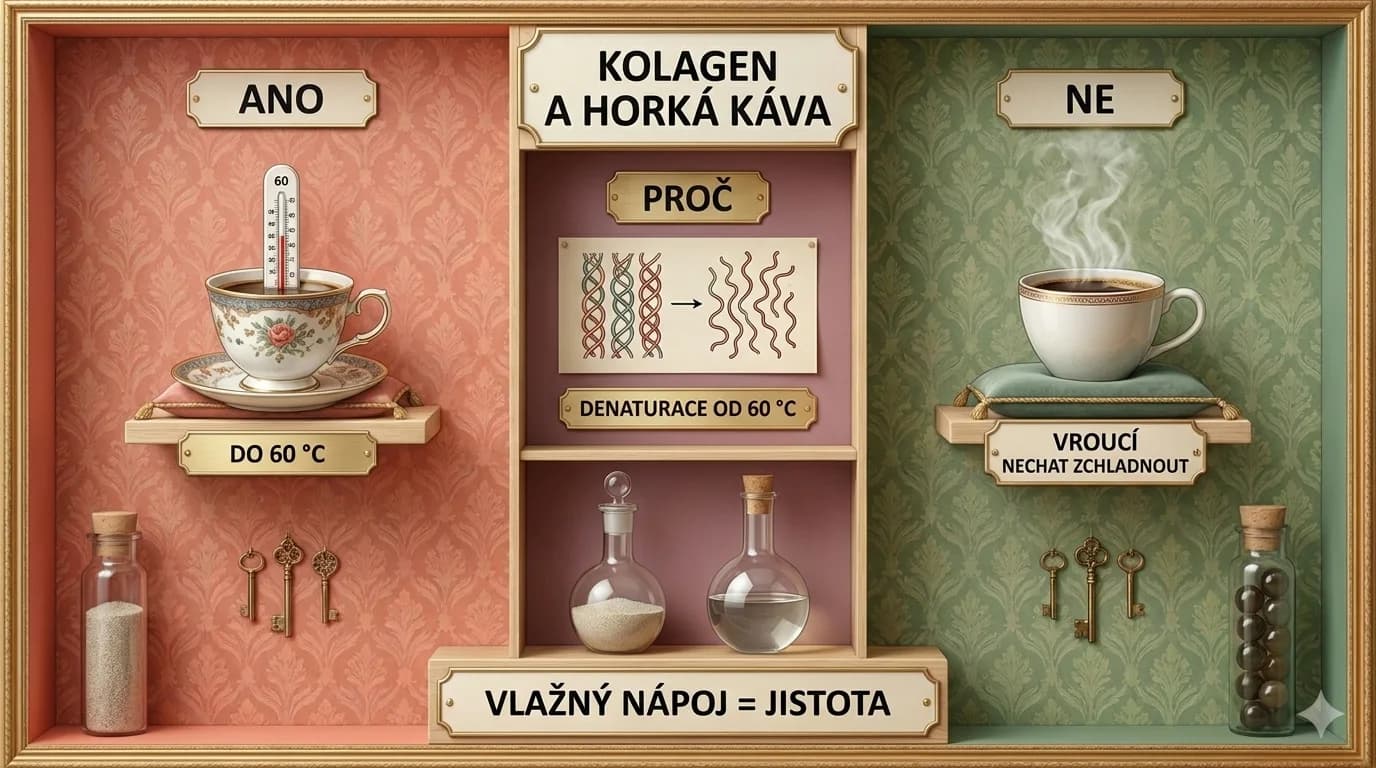 Kolagen a horká káva: jaká teplota je v pořádku?