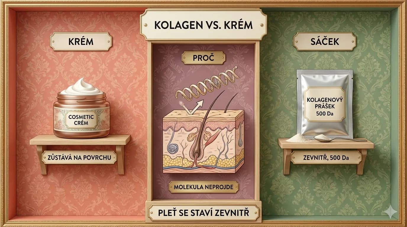 Kolagen vs. kolagenní krém: Co skutečně funguje?