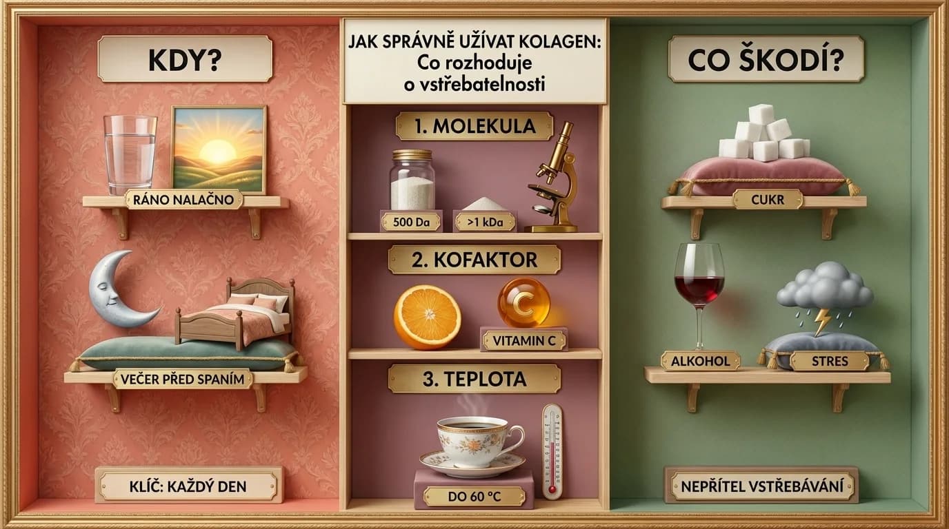 Kollagen richtig einnehmen: morgens oder abends und wie viel