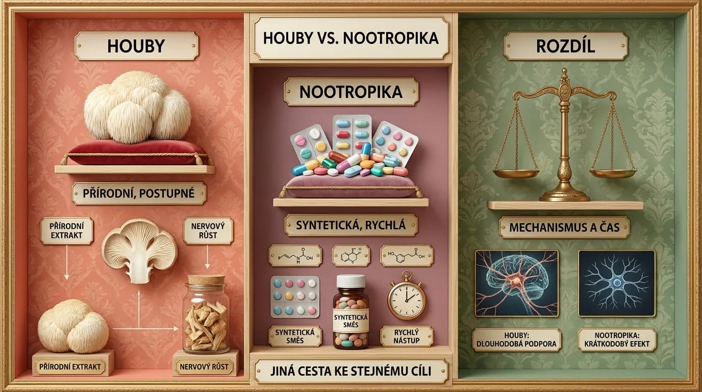 Functional mushrooms vs. nootropics: what is the difference?
