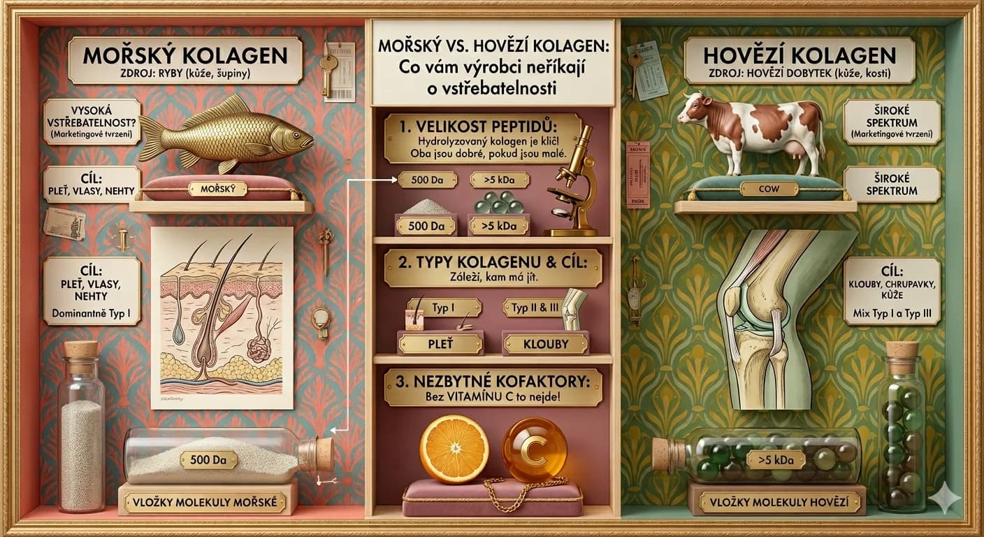 Marine vs. bovine collagen: What manufacturers do not tell you about absorption