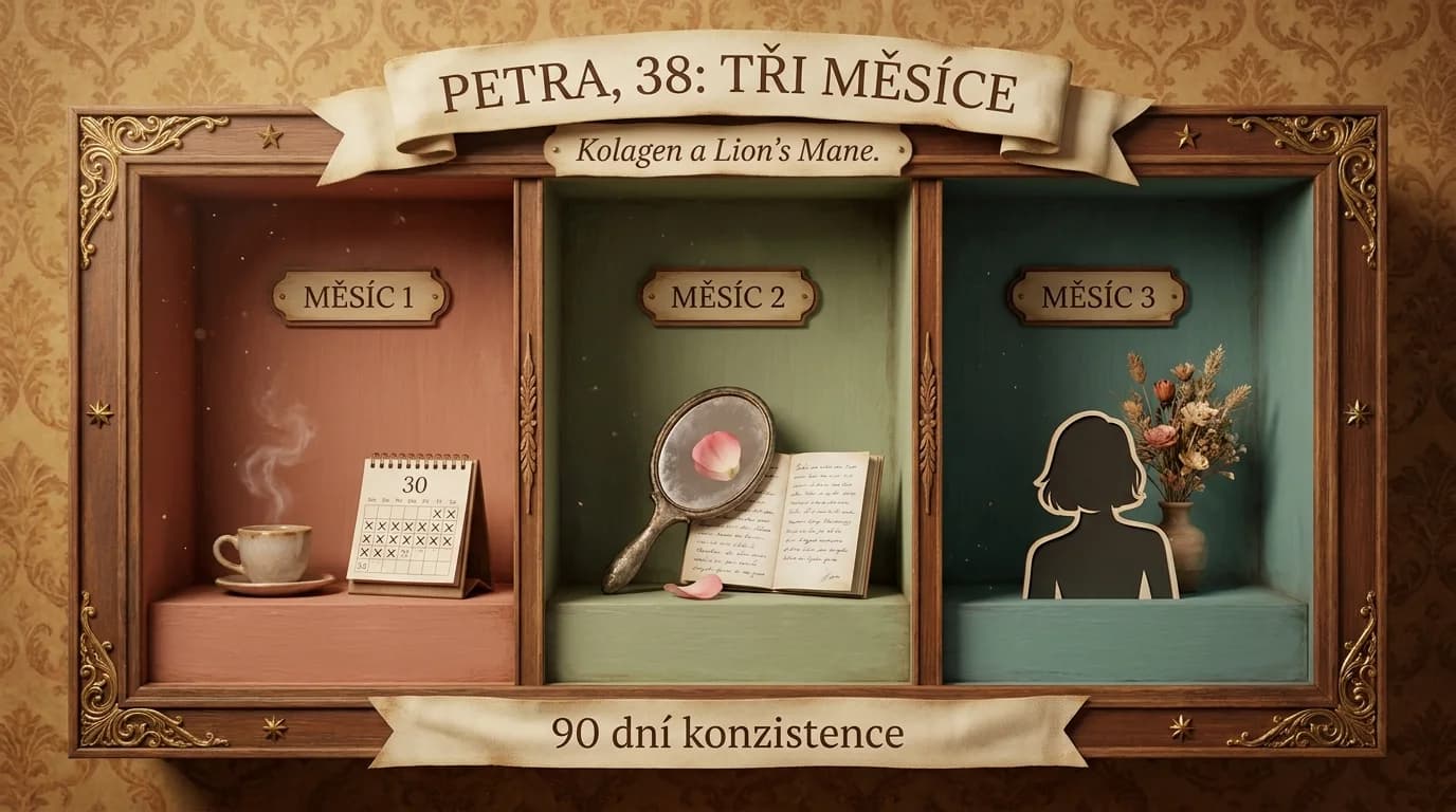 Historia klientki: Petra (38), 3 miesiące kolagenu i Lion's Mane