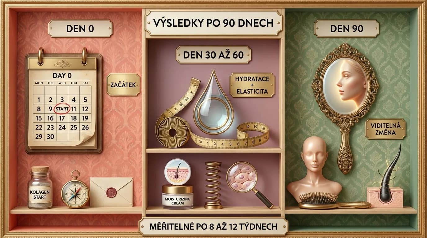 Wyniki klientek: Przed i po 90 dniach kolagenu